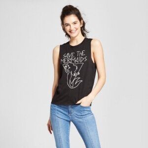 Disney Princess Save the Mermaids Ariel Tank Top Small